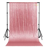 Glitter Backdrop Fuchsia Pink 10FTx10FT Shimmer Sequin Fabri Photography Backdrop Shimmer Curtains for Backdrop-0827E