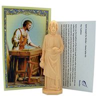 Religious Gifts Saint Joseph Statue Home Seller Kit with Prayer Card and Instructions