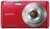 Sony Cyber-shot DSC-W620 14.1 MP Digital Camera with 5x Optical Zoom and 2.7-Inch LCD (Red) (2012 Model)