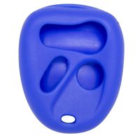 Keyless2Go New Silicone Cover Protective Case for 4 Button Remote Key Fob with FCC KOBLEAR1XT LHJ011 and More - Blue