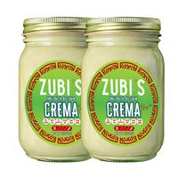 ZUBI'S Plant Based, Small Batch Crema de Jalapeño (16 oz.) (2 Pack)