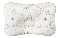 W WelLifes 100% Natural Organic Bamboo Breathable 3D Air Mesh Baby Pillow for Newborn Head Shaping Organic Cotton Soft Head Protector Gift Bunny