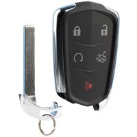 Car Key Fob Keyless Entry Remote fits Cadillac ATS CTS Escalade SRX XTS 2014 2015 2016 2017 (HYQ2AB)