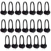 Koss KPH7 Lightweight Portable Headphone, Black - 20 Pack