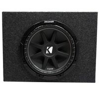Kicker Comp 12" Loaded Truck Subwoofer Box Enclosure (10C12-4)
