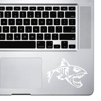 StickAny Palm Series Bonefish Sticker for MacBook Pro, Chromebook, and Laptops (White)