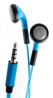 DURAGADGET LED Flashing Earphones - Glowing Neon Light-Up USB Rechargeable Earphones in Blue - Suitable for Sony PCM-A10 | ICD-BX140| ICD-PX240 | ICD-PX370 | ICD-PX370 | ICD-PX470 | ICD-PX470 DVRs