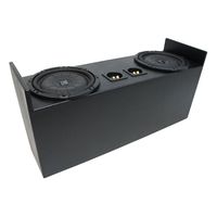 Compatible with 1987-2006 Jeep Wrangler YJ TJ Kicker CompVT CVT10 Dual 10" Rhino Sub Box Enclosure New - Final 2 Ohm