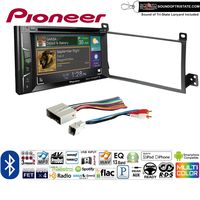 Sound of Tri-State Pioneer AVH-501EX Double Din Radio Install Kit with DVD/CD Player Bluetooth Fits 2003-2011 Town Car Lanyard