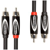 Roland 3ft Interconnect Cable, Dual RCA-RCA, Black series (RCC-3-2R2R)