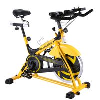 MaxKare Stationary Bike Belt Drive Indoor Cycling Bike 44lbs Flywheel & Pulse Sensor/LCD Monitor/Ipad Mount Exercise Bike w/Adjustable Handlebar for Home Cardio Workout