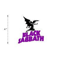 (TK-234) Black Sabbath - Waterproof Vinyl Sticker for Laptops Tablets Cars Motocycles Bicycle Skateboard Luggage Or Any Flat Surface (4")