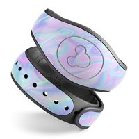 Design Skinz Iridescent Dahlia v1 Premium Vinyl Decal Wrap Cover for The Disney MagicBand 2 (Fits Magic Band 2.0 for Disney Parks)