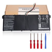Swealeer Compatible AC14B18J Battery if applicable Acer Aspire E3-111 E3-112 E3-112M ES1-511 ES1-512 V3-111 V5-122 V5-132 Replacement for Chromebook 11 CB3-111 13 CB5-311 15 C910 [11.4V 36Wh AC14B18J]