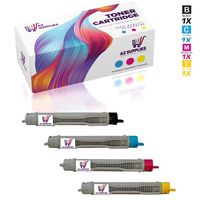 AZ Compatible Toner Cartridges Replacement for Xerox Phaser 6360 use in Phaser 6360 Phaser 6360DN Phaser 6360DT Phaser 6360DX Phaser 6360N (Black, Cyan, Magenta, Yellow, 4-Pack)