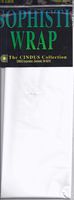 White Sophisti Wrap Metallic Tissue Sheets