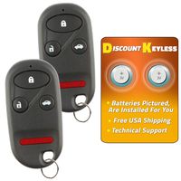 Discount Keyless Replacement Key Fob Car Entry Remote Compatible with Honda CRV CR-V OUCG8D-344H-A
