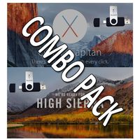 OS X EL Capitan & macOS High Sierra Upgrade Combo Pack 2 x High Speed USB