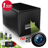 Spy Camera Charger Hidden Camera Mini Spy Camera 1080p  USB Charger Camera  Hidden Spy Camera  Hidden Nanny Cam  Hidden Spy Cam  Hidden Cam  Surveillance Camera FULL HD  No WiFi Needed(Renewed)