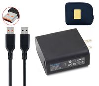 KINGDO Yoga Power Supply Adapter Charger 65W 20V 3.25A or 5.2V 2A for Lenovo Yoga 900 Yoga 700 Yoga 3 Pro Yoga 4 Pro with 6.7Ft Power Cord Including a Carrying Pouch