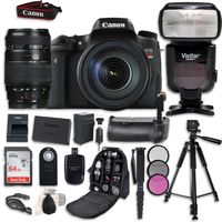 Canon EOS T6s Digital SLR Camera Bundle with Canon EF-S 18-55mm f/3.5-5.6 is STM Lens + Professional Accessory Bundle (16 Items)