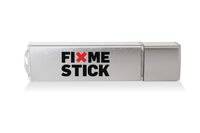 FixMeStick Virus Removal Device for PCs - Silver Edition - Unlimited Use on up to 3 PCs for 1 Year