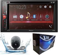 Pioneer AVH-210EX Double DIN Bluetooth in-Dash DVD/CD/AM/FM/Digital Media Car Stereo Receiver with Xtremevision HD Backup Camera