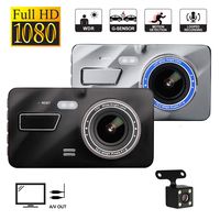 Dash Cam, Odoland 1080P Car DVR Dashboard Camera Full HD with 4" LCD Screen 170°Wide Angle, WDR Night Vision, G-Sensor, Loop Recording and Motion Detection(Black)