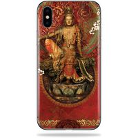 MightySkins Skin Compatible with Apple iPhone Xs - Kuan Yin | Protective, Durable, and Unique Vinyl Decal wrap Cover | Easy to Apply, Remove, and Change Styles | Made in The USA