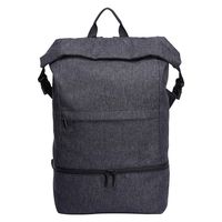 Travel Gym Backpack, Laptop Rucksack Sports School Daypack - Black