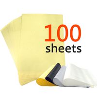 Y-NOT Tattoo Transfer Paper, Thermal Stencil Paper for Tattooing to Skin, DIY 100 Sheets, A4 Size for Tattoo Artist and Shops