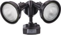Lithonia Lighting OMS 2000 PR2 120 DDB M4 Dark Bronze 2 Head Flood Light with 1 Direction Motion Sensor, Higher Wattage