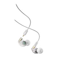 MEE audio M6 PRO Musicians' In-Ear Monitors with Detachable Cables; Universal-Fit and Noise-Isolating (2nd Generation) (Clear)
