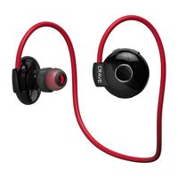 Crave Octane Sport Wireless Bluetooth Earphones, in-Ear Sweat and Water Resistant Stereo Lightweight Headphones Earbuds Premium Sports Headset with Built-in Mic - Red