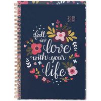 2019-2020 Academic Planner, Cambridge Weekly & Monthly Appointment Book, 5-1/2" x 8-1/2", Small, Customizable, Love Life (1194-201A)