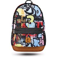 Staples 24275604 Dalton 18-Inch BackPK Graffiti Pattern 5.51-Inch W x 17.71-Inch H x 11.81-Inch D(52410)