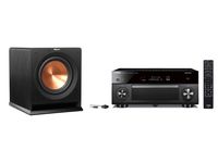 Yamaha RX-A3080 9.2 Channel AV Receiver Bundled with (1) Klipsch R-110SW Subwoofer