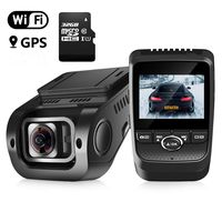 Vizomaoi V8 Dash Cam Built-in WiFi GPS, Dash Camera for Cars, 32GB Micro SD Card Included