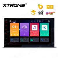 XTRONS 7 Inch Android Auto Car Stereo Radio Player Octa Core 4G RAM 32G ROM HD Digital Multi-Touch Screen Car Stereo GPS Radio OBD2 TPMS Double 2 Din
