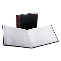 Boorum & Pease 2115012 Columnar Accounting Book, 12 Column, Black Cover, 150 Pages, 8 1/8 x 10 3/8