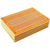 YUNGUI 15 Pieces 5X7cm 1-2-3 Joint Strip DIY Soldering PCB Protoboard Circuit Board Stripboard for Electronic Project and Electronic Experiment