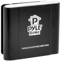 Pyle Home PHE5AB Bass Boost Portable Headphone Amplifier, Black