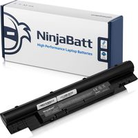 NinjaBatt Laptop Battery for Dell Inspiron 13Z 14Z (N411Z) Vostro V131 Latitude 3330, H7XW1 N2DN5 268X5 312-1258 JD41Y 451-11845 H2XW1 312-1257 - High Performance [6 Cells/4400mAh/49wh]