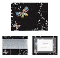 decalrus - Protective Decal Butterfly Skin Sticker for Google PixelBook (12.3" Screen) case Cover wrap GOpixelbk12-3