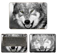 decalrus - Protective Decal Wolf Skin Sticker for Lenovo N23 / N24 Windows Edition (11.6" Screen) case Cover wrap LEwinN23_11-32
