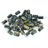 uxcell Aluminum Radial Electrolytic Capacitor Low ESR Green with 10uF 400V 105 Celsius Life 3000H 8 x 12mm High Ripple Current,Low Impedance 50pcs
