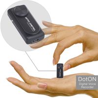 Mini Voice Recorder - Voice Activated Recordings - 20 Hours Working Time - 8GB Capacity - Easy One Button Operation