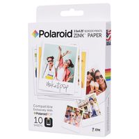 Polaroid Zink Zero Ink Inkjet Photo Paper - Photo Paper (89 mm; 108 mm, 10 Sheets, Pop)