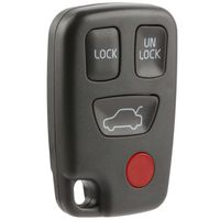 Car Key Fob Keyless Entry Remote fits Volvo 850 960 S60 S80 V70 V90 XC-70 XC-90 (HYQ1512J, 9166200)