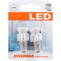 SYLVANIA - 1156 LED White Mini Bulb - Bright LED Bulbs, Ideal for Back Up, Daytime Running Light (DRL) and More. (Contains 2 Bulbs)